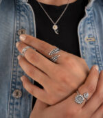 Silberschmuck für damen und herren Ringe